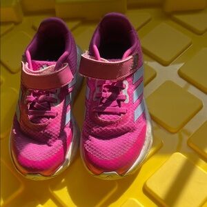 Kids Pink Adidas Shoes